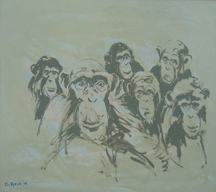 Six Chimpanzees
